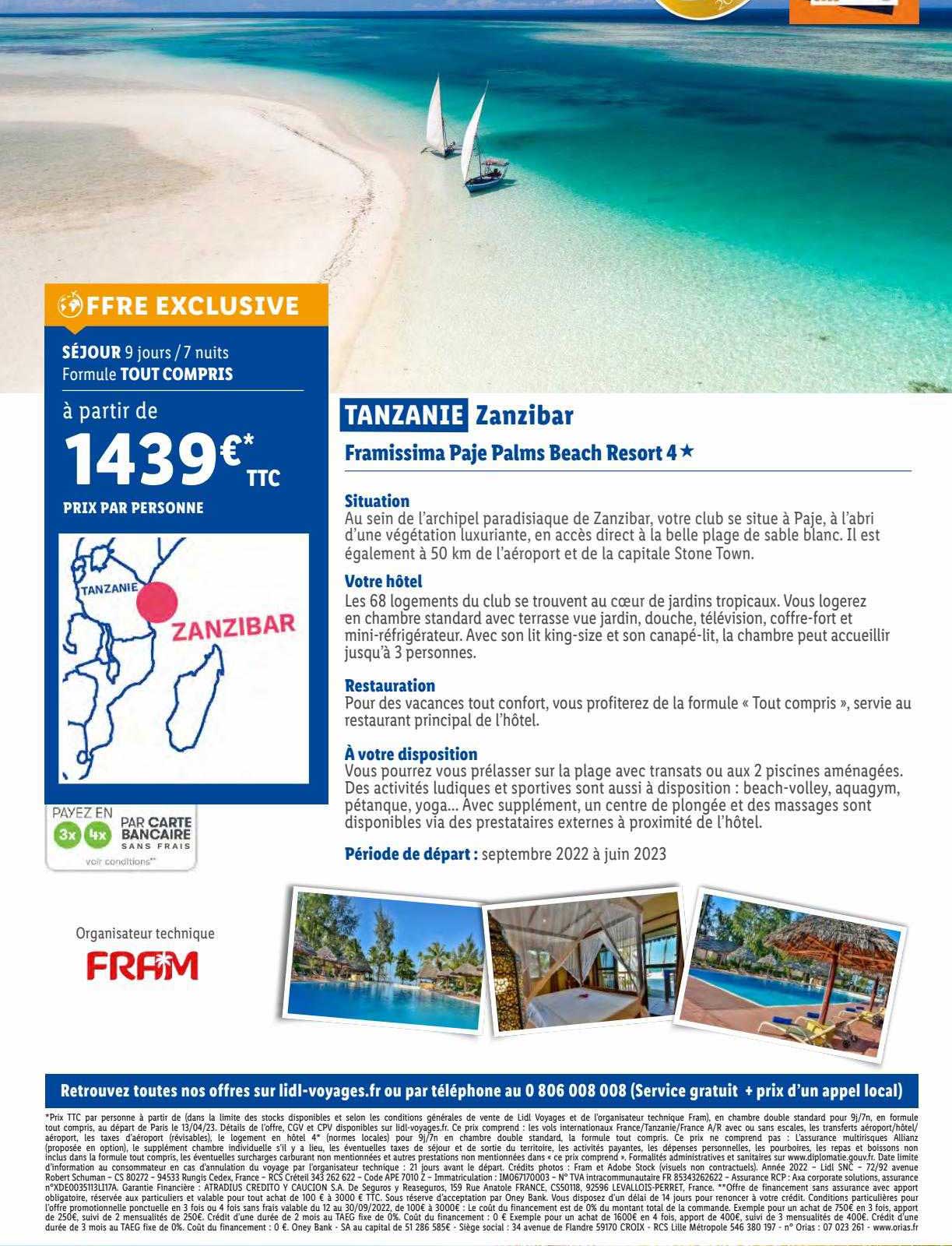 framissima paje palms beach resort 4*