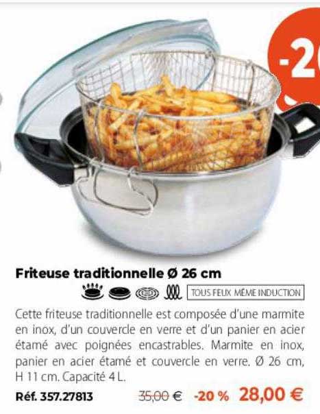 friteuse traditionelle ø 26cm