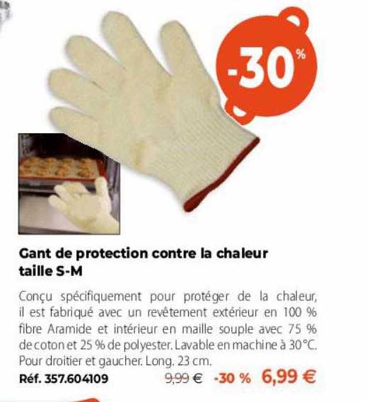 gant de protection contre la chaleur