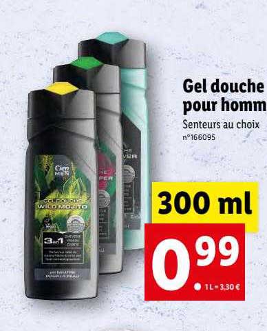 Gel Douche Pour Homme Cien