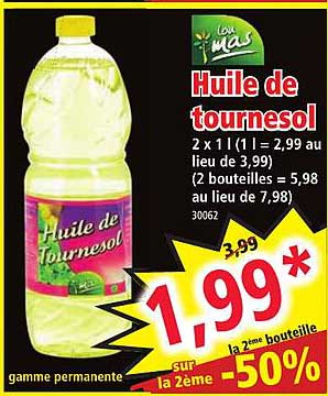 huile de tournesol lou mas