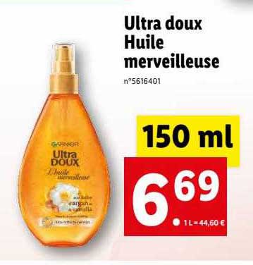 huile merveilleuse ultra doux