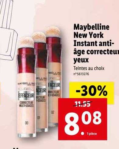 instant anti-âge correcteur yeux maybelline new york