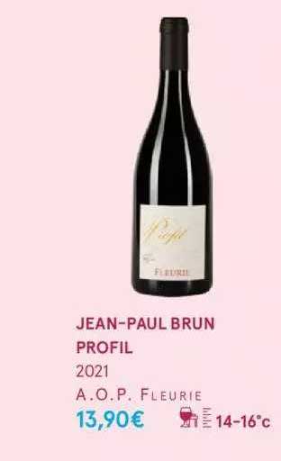 jean-paul brun profil 2021 a.o.p. fleurie