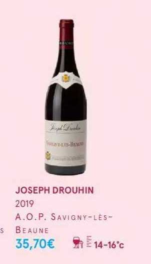 joseph drouhin 2019 a.o.p. savigny-lès-beaune
