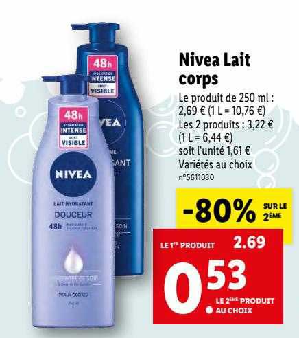 Lait Corps Nivea