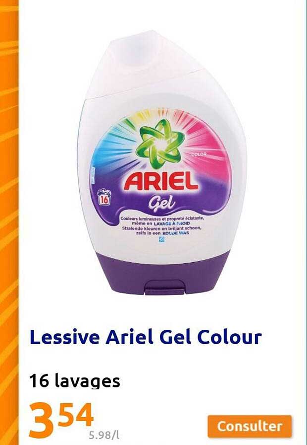 Lessive Ariel Gel Colour