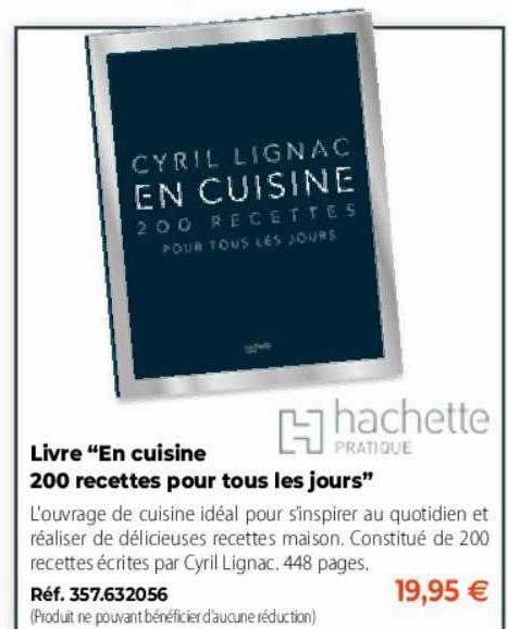 livre "en cuisine 200 recettes pour tous les jours"