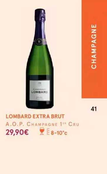 lombard extra brut a.o.p. champagne 1er cru