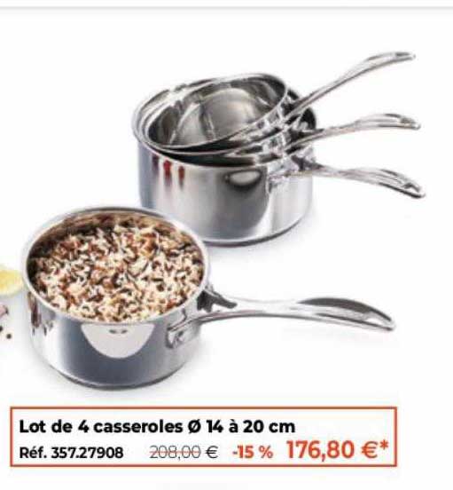 Lot De 4 Casseroles
