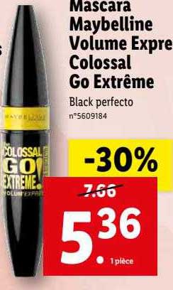 mascara maybelline volume express colossal go extrême