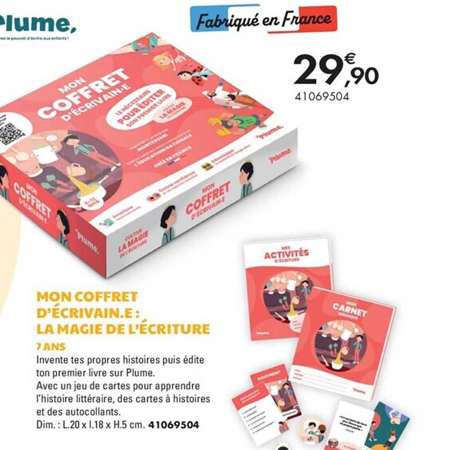mon coffret d'écrivain.e : la magie de l'écriture 7 ans