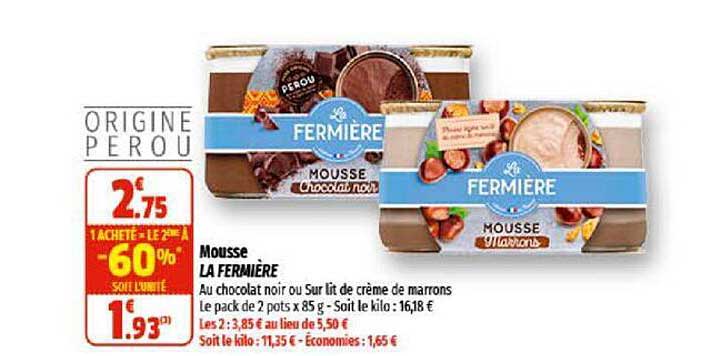 Mousse La Fermière