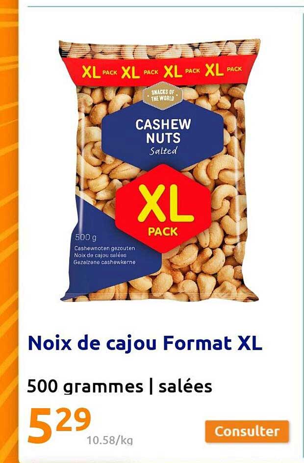 noix de cajou format xl