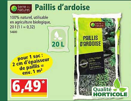 Paillis D'ardoise Terre Au Naturel