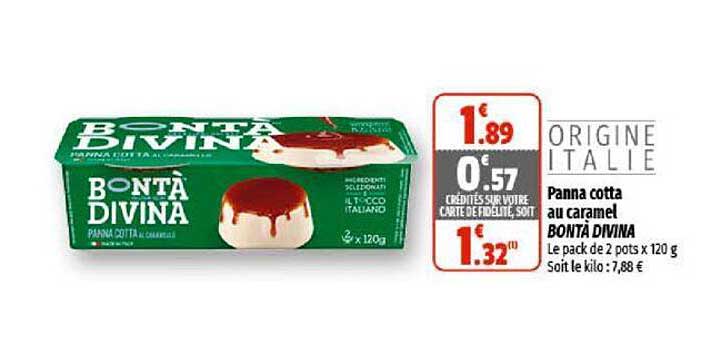 panna cotta au caramel bonta divina