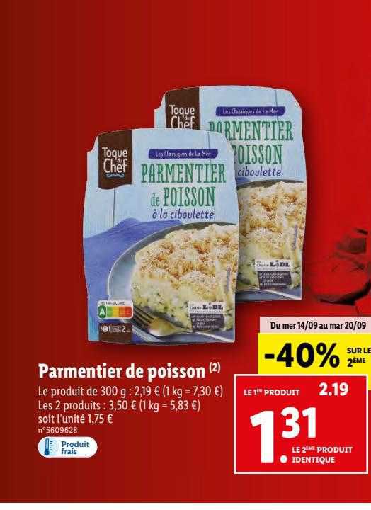 Parmentier De Poisson Toque Du Chef