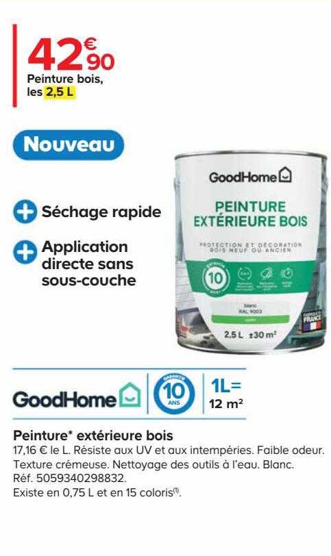 Peinture Extérieure Bois Goodhome
