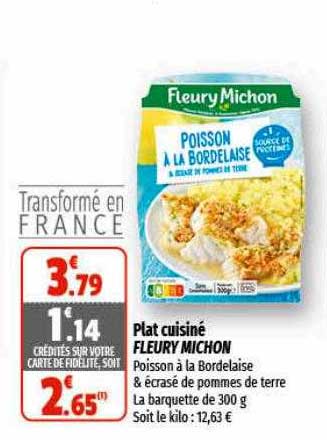 Plat Cuisiné Fleury Michon
