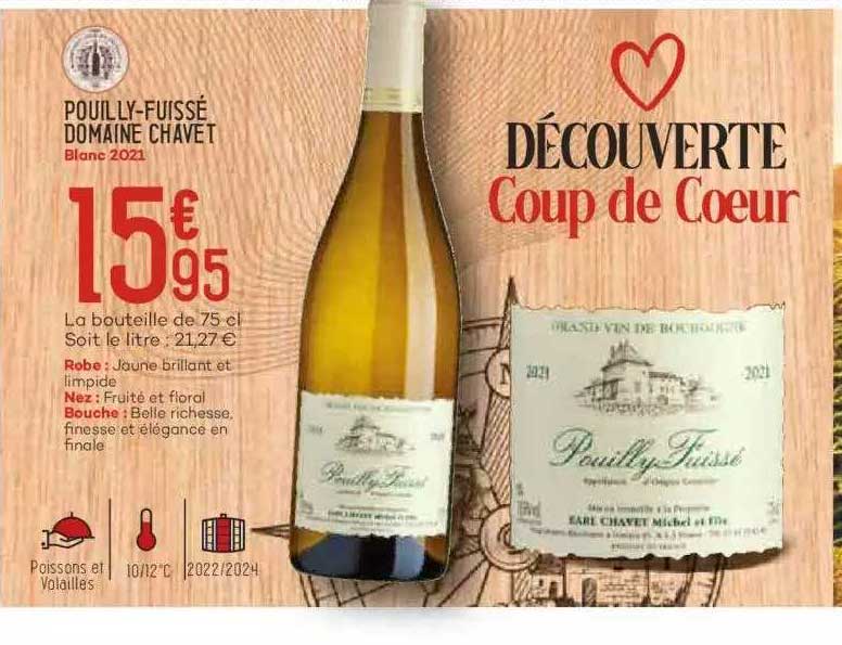 pouilly-fuissé domaine chavet blanc 2021