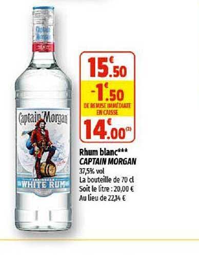 Rhum Blanc Captain Morgan