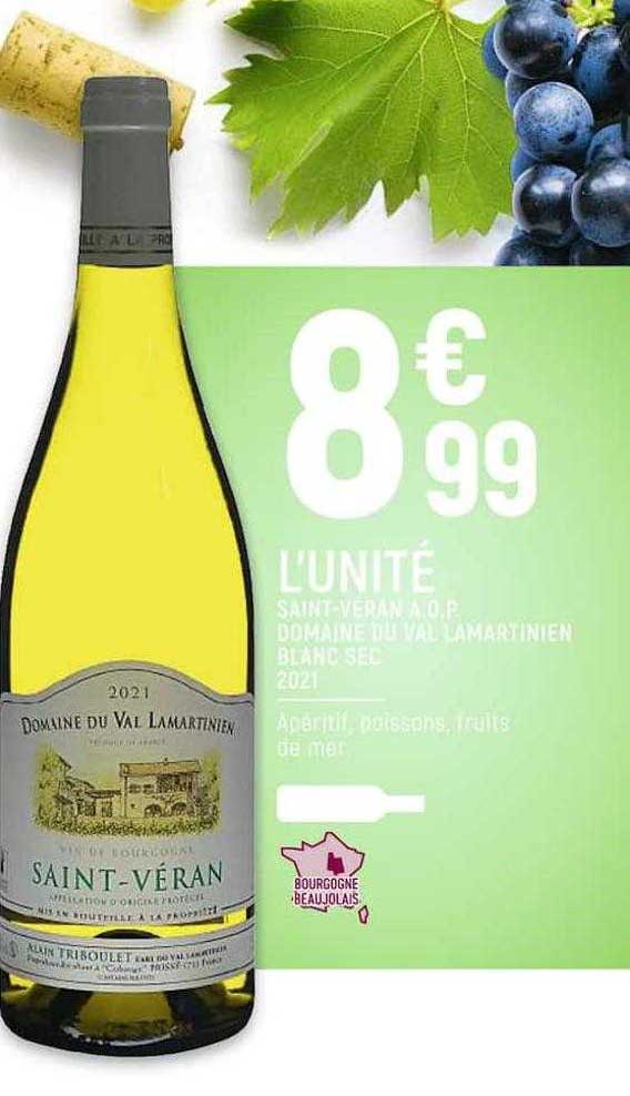 Saint-Véran a.o.p. domaine du val lamartinien blanc sec 2021
