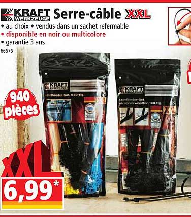 serre-câble xxl kraft werkzeuge