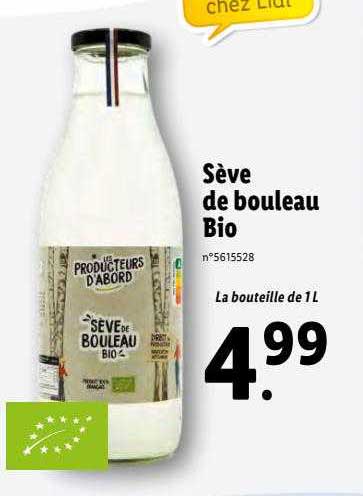 sève de bouleau bio