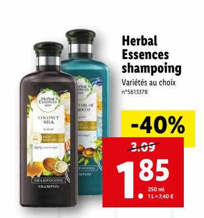shampoing herbal essences