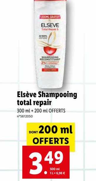 Shampooing Total Repair Elsève