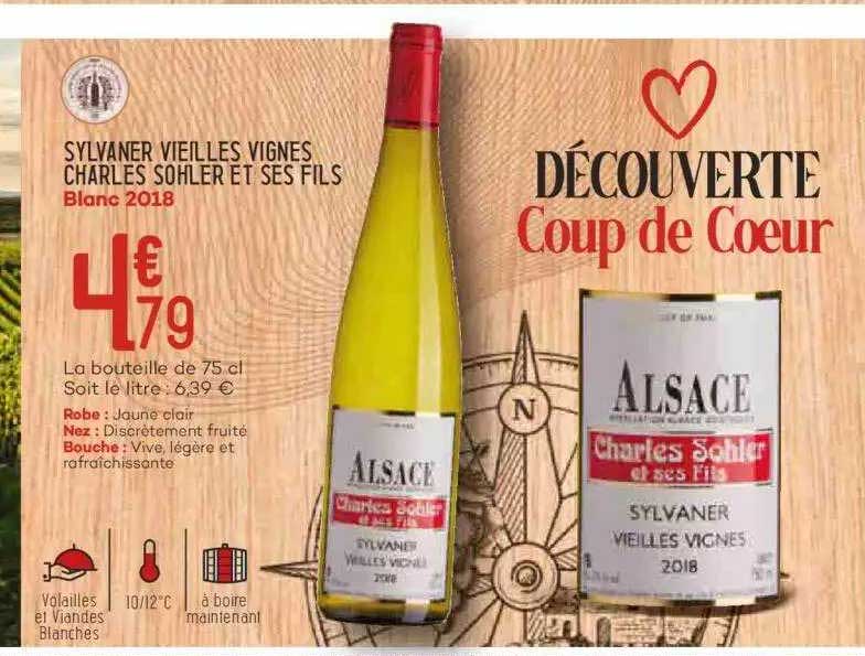 sylvaner vieilles vignes charles sohler et ses fils blanc 2018