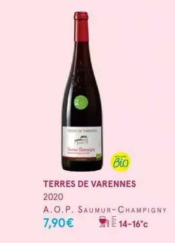 terres de varennes 2020 a.o.p. saumur-champigny