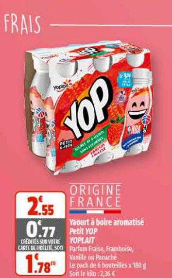 Yaourt à Boire Aromatisé Petit Yop Yoplait