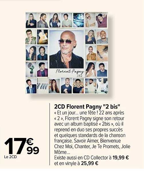 2 cd florent pagny "2 bis"