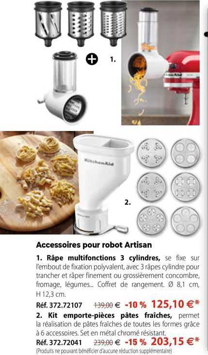 accessoires pour robot artisan
