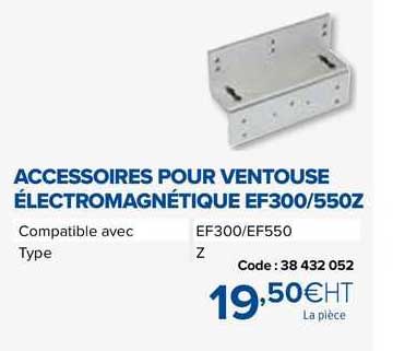 accessoires pour ventouse électromagnétique ef300-550z
