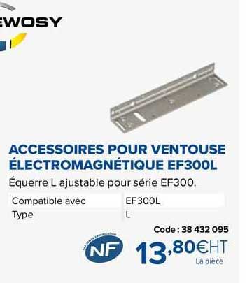 Accessoires Pour Ventouse électromagnétique Ef300l