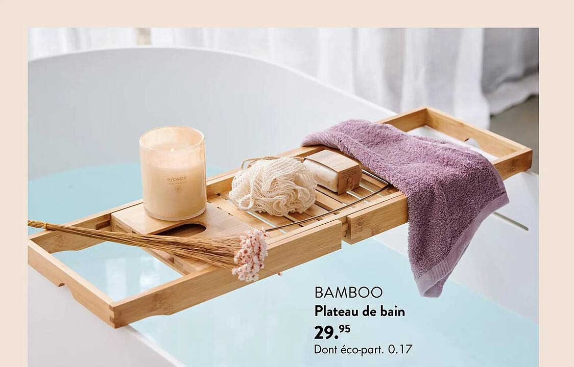 Bamboo Plateau De Bain
