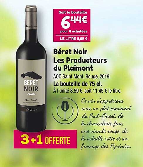 béret noir les producteurs du plaimont