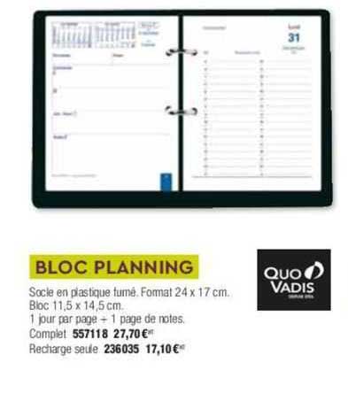 bloc planning quo vadis