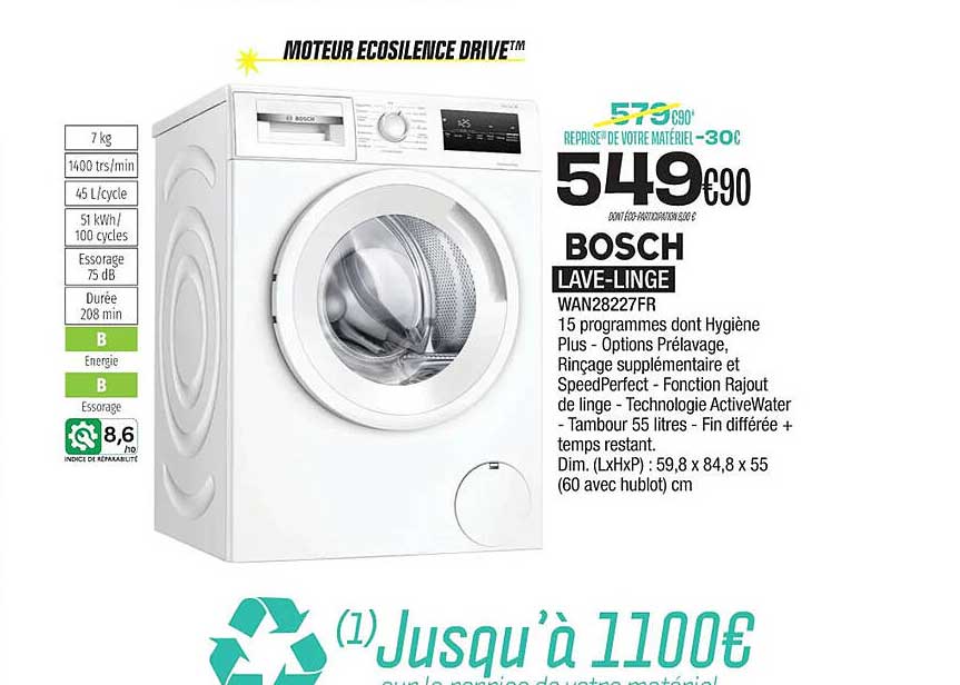 bosch lave-linge