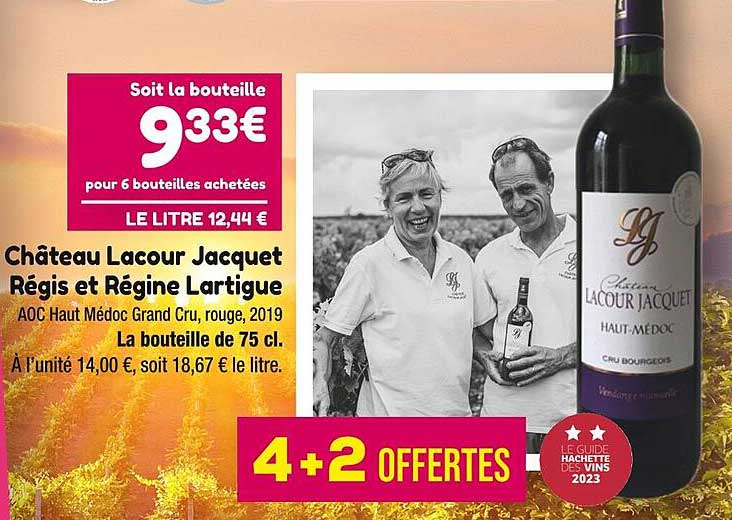 château lacour jacquet régis et régine lartigue