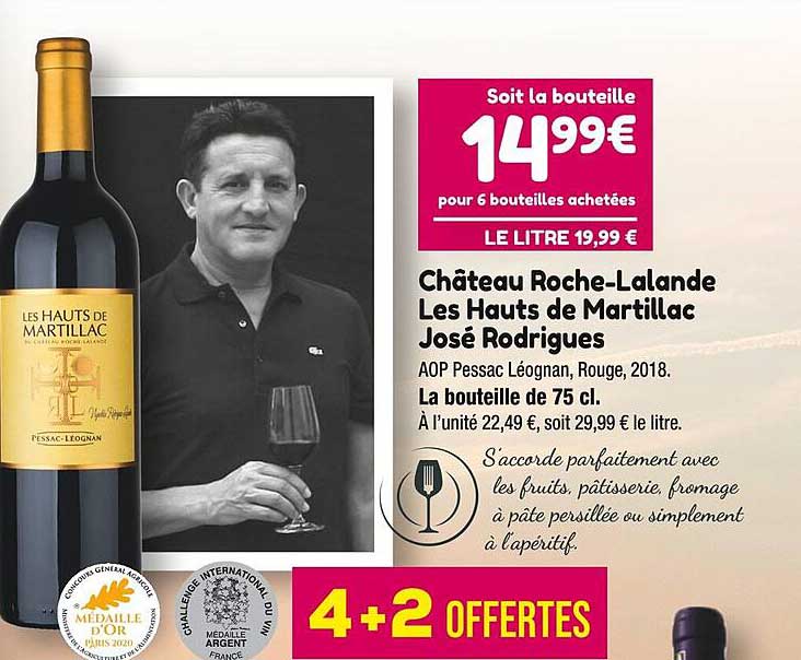 château roche-lalande les hauts de martillac josé rodrigues