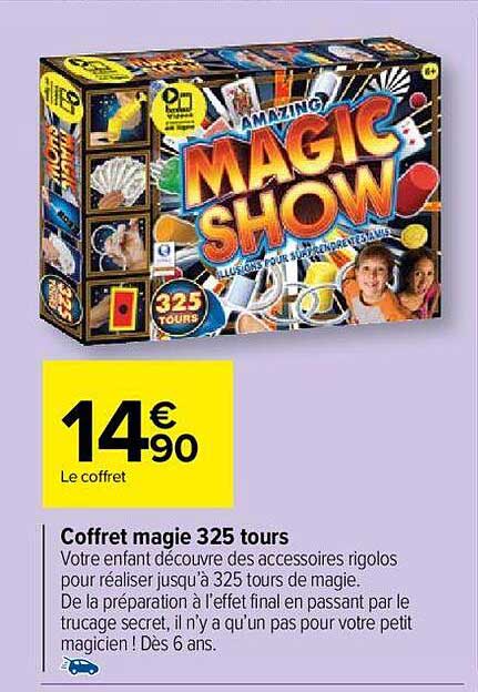 coffret magie 325 tours
