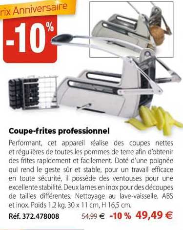 coupe-frites professionnel