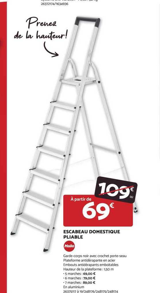 escabeau domestique pliable