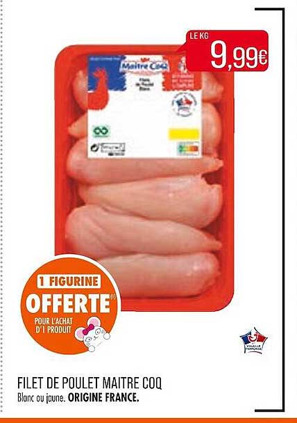 filet de poulet maître coq