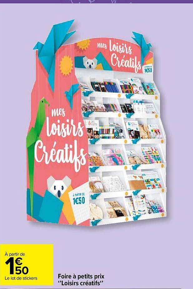 foire à petits prix "loisirs créatifs"