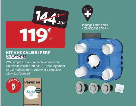 Kit Vmc Calibri Perf Autogyre