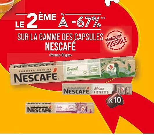 La Gamme Des Capsules Nescafé